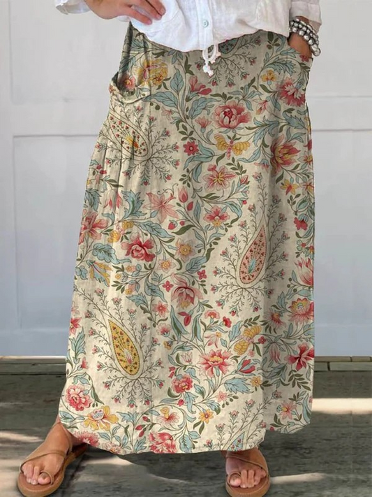 Falda Estampada Ligera
