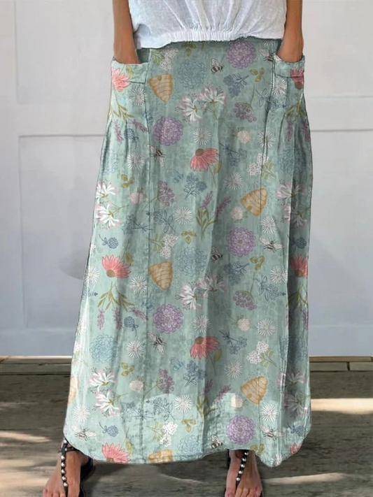 Falda Estampada Ligera
