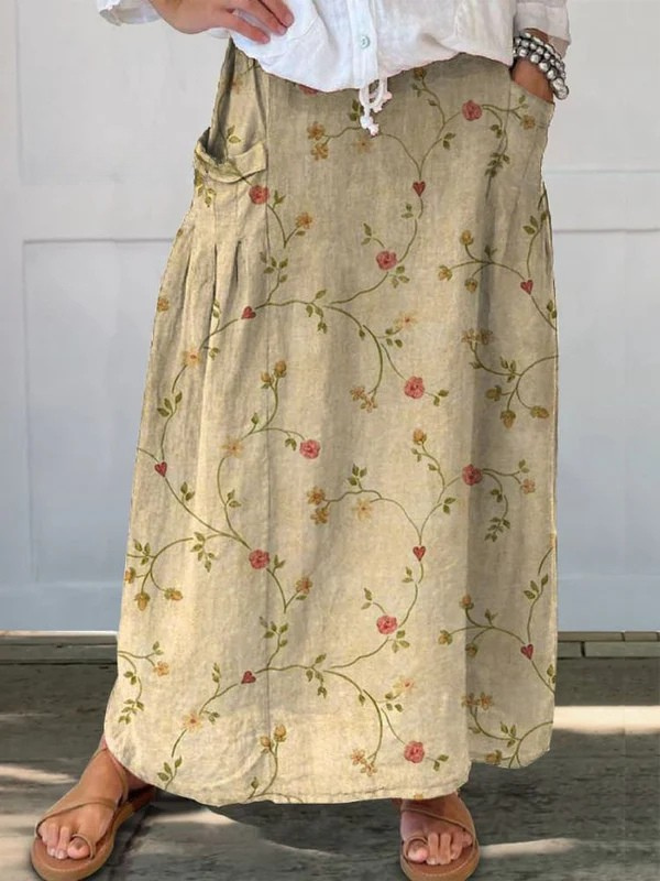 Falda Estampada Ligera