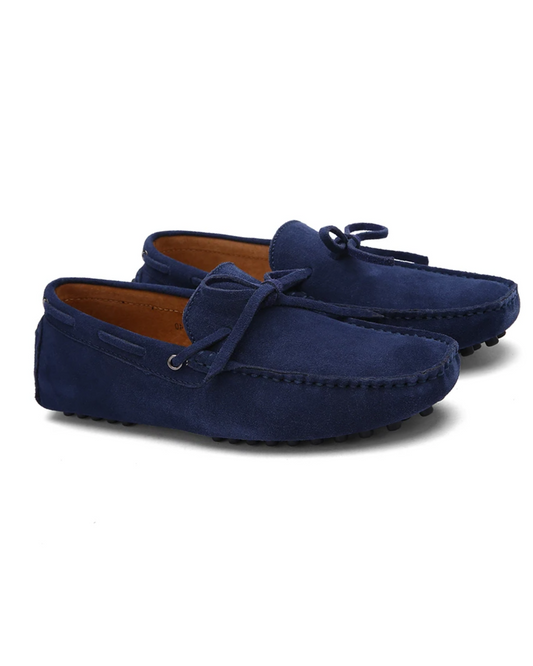 Mocasines casuales de ante para el verano