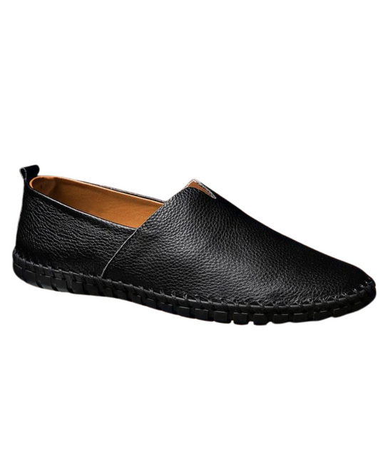 Mocasines de piel cosidos a mano