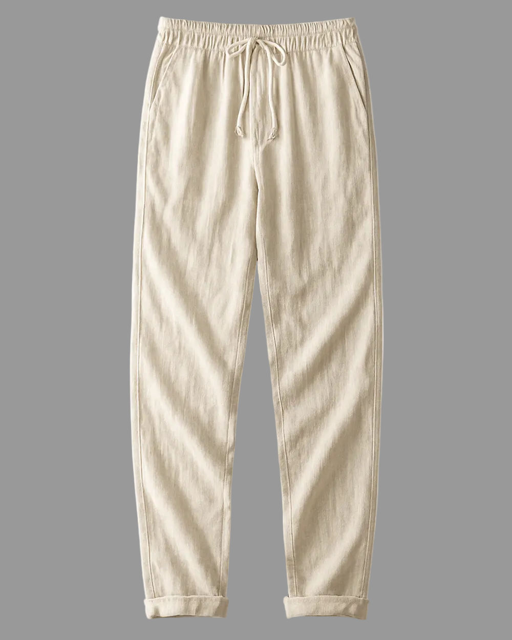 Elegantes pantalones de lino