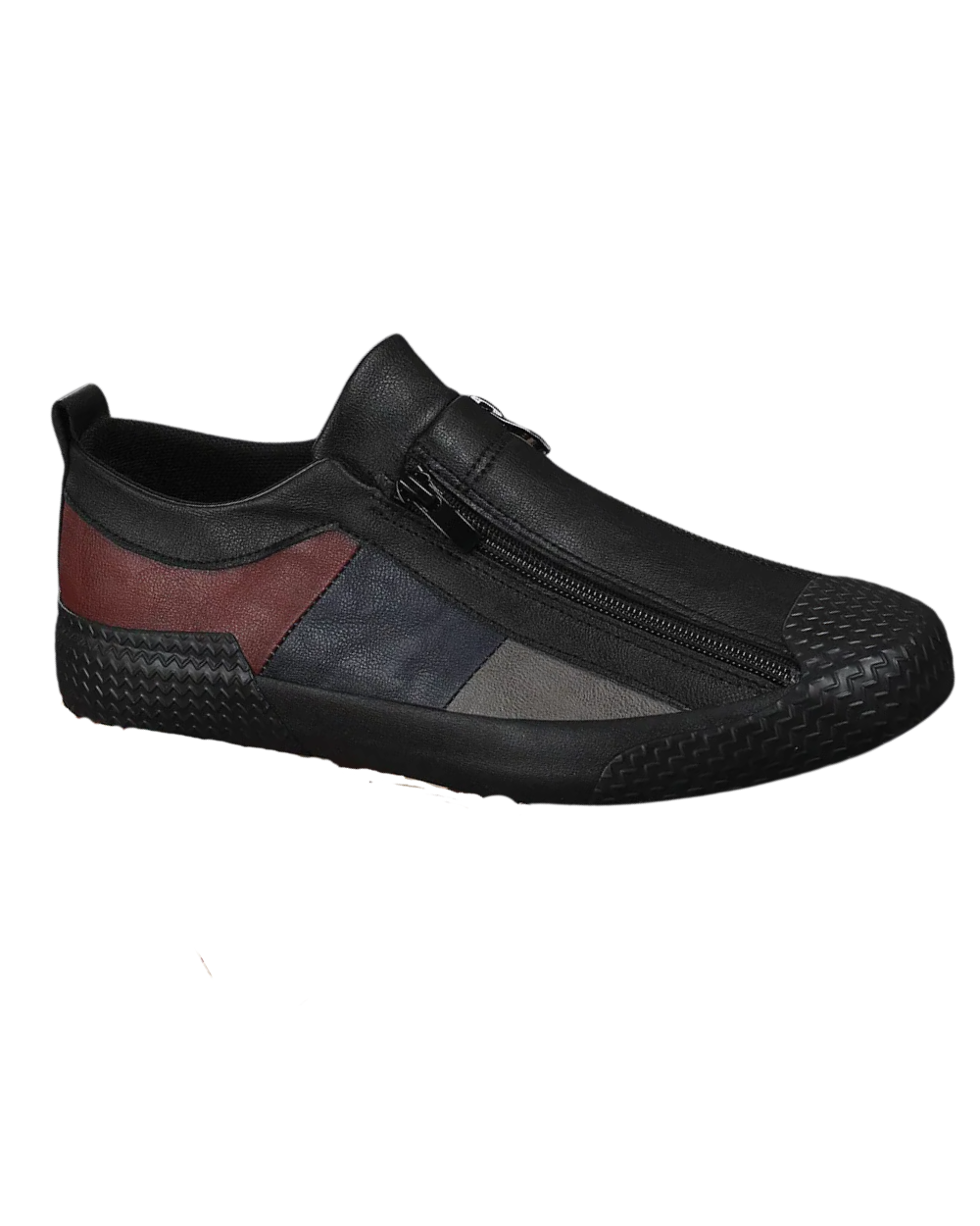 Zapatos de piel con cremallera