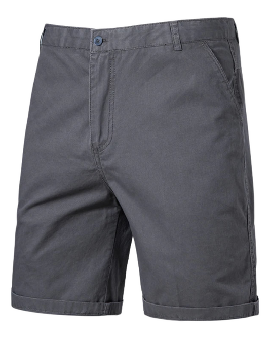 Elegantes pantalones cortos de algodón