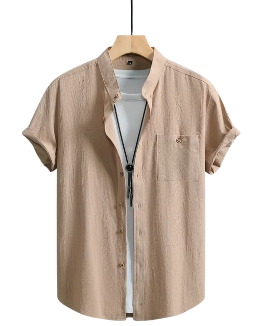 Camisa casual de manga corta