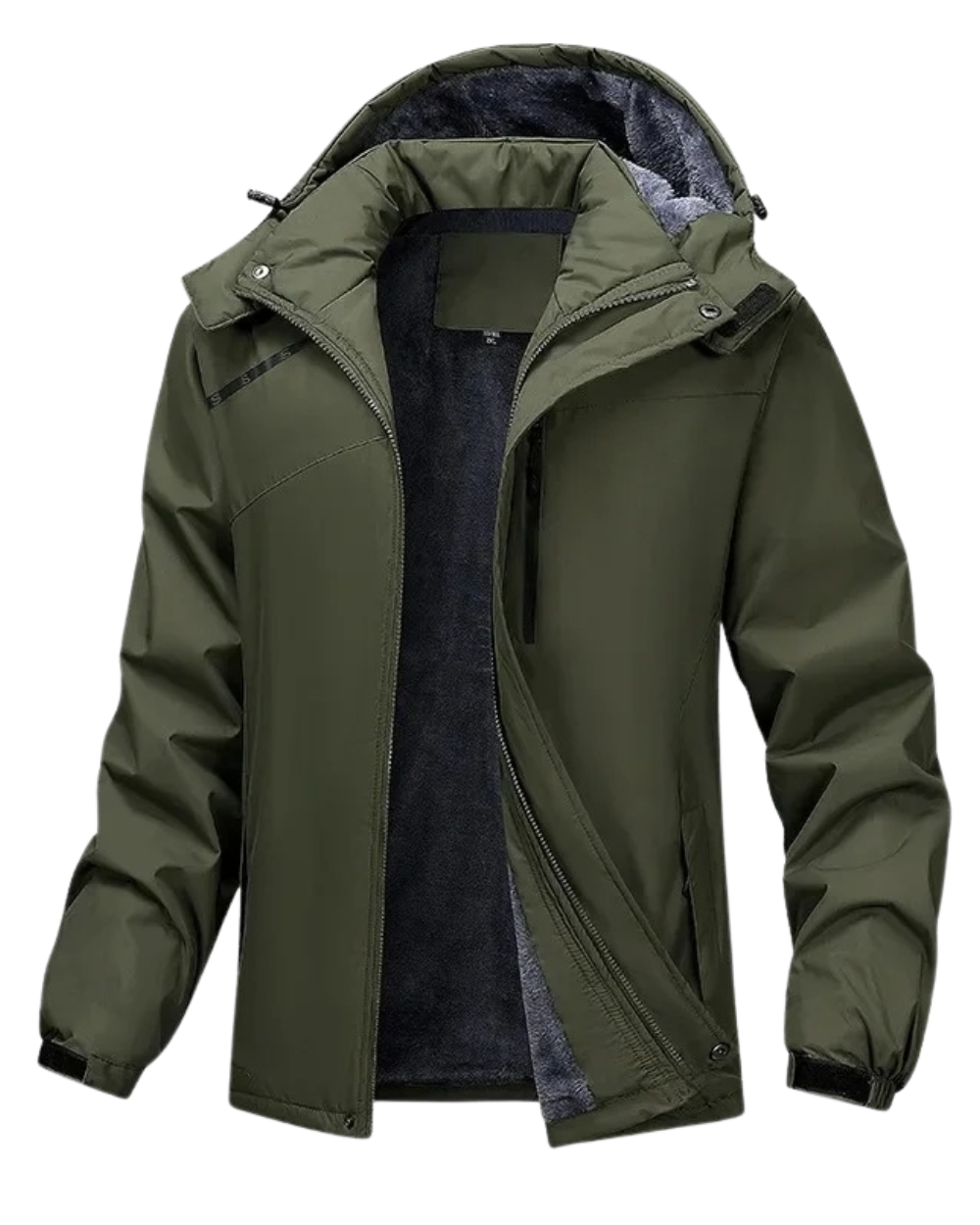 Elegante chaqueta polar para exteriores