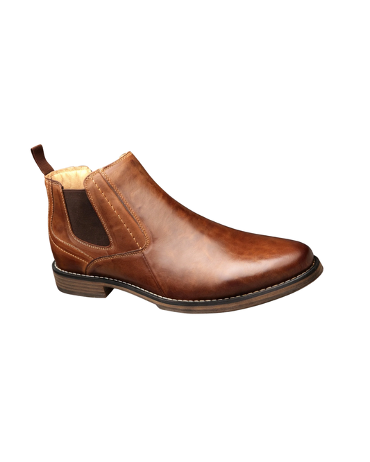 Elegantes botas de piel