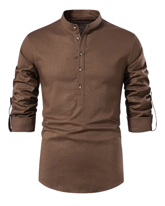 Elegante camisa de lino