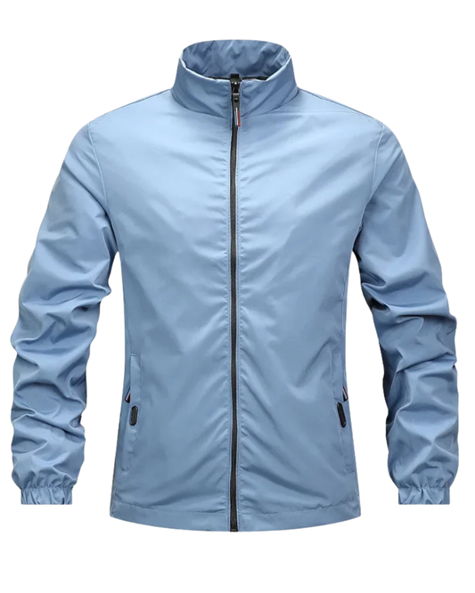 Elegante chaqueta cortavientos