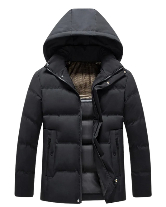 Elegante chaqueta polar con capucha