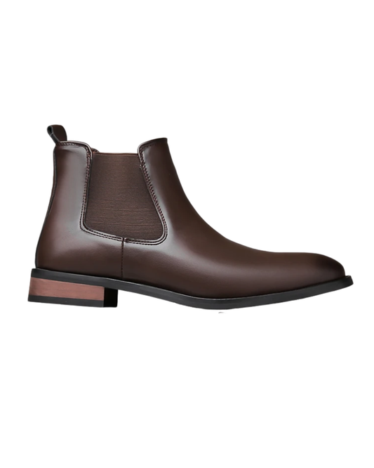 Elegantes botas de piel