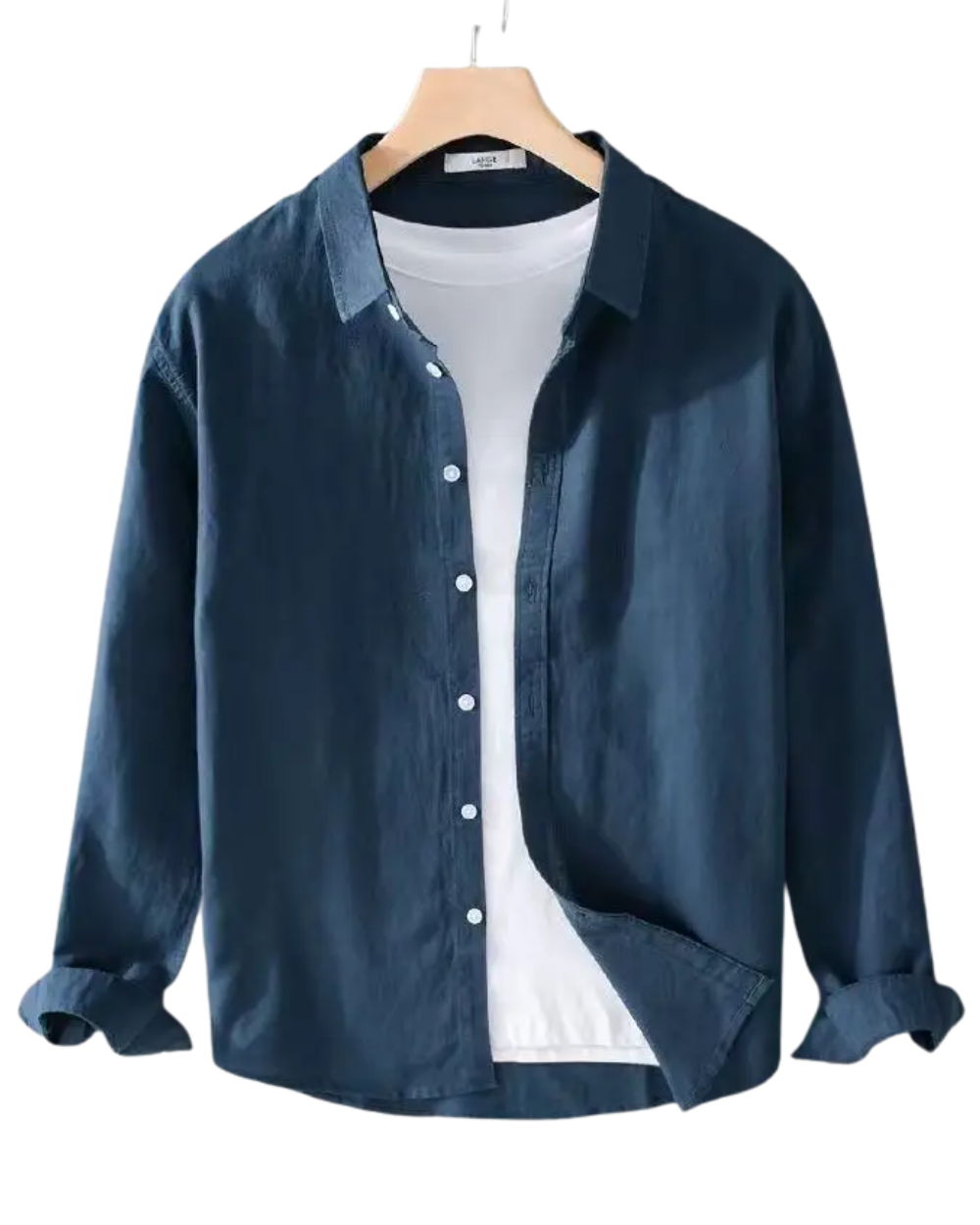 Elegante camisa de algodón
