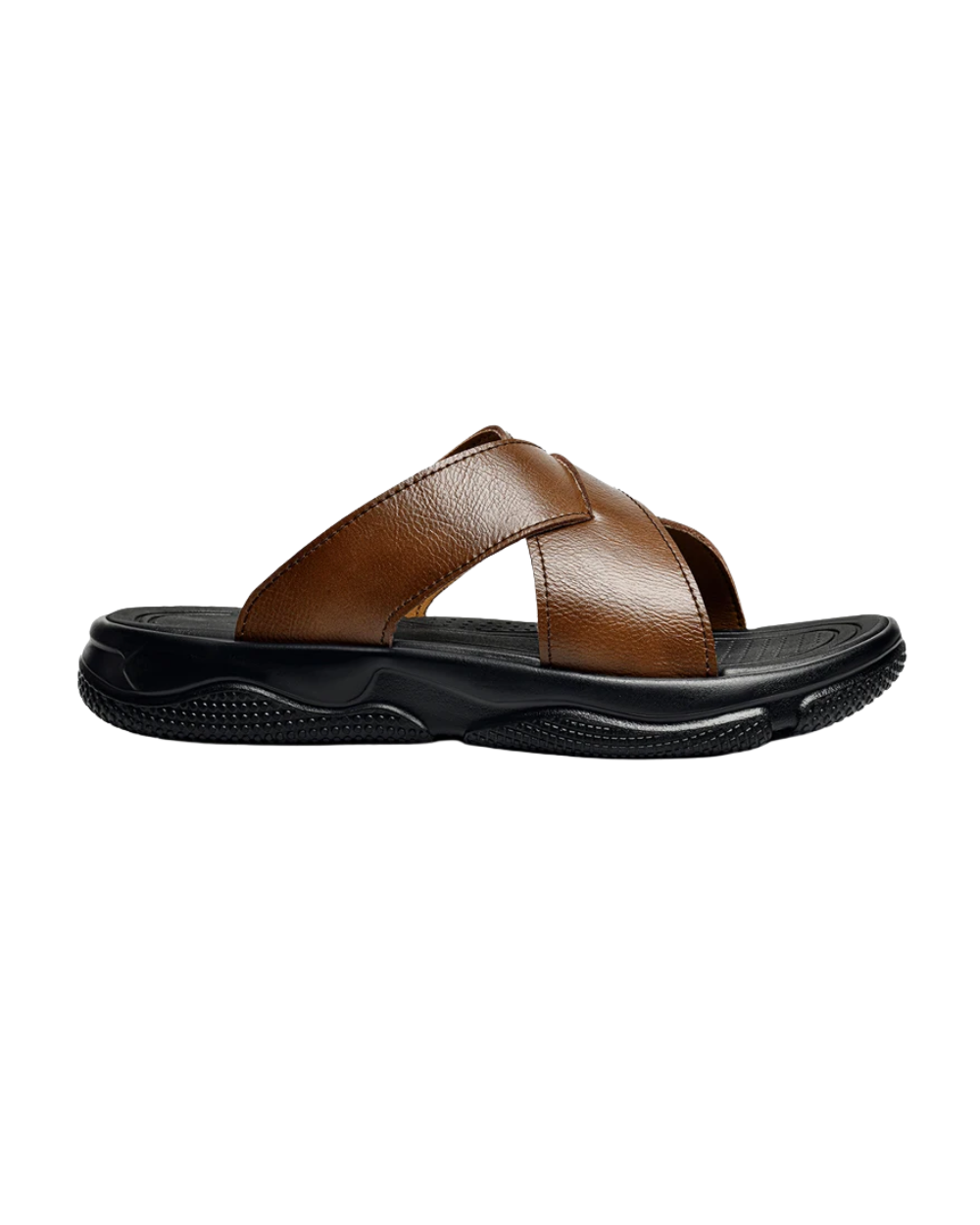 Sandalias de playa elegantes de piel