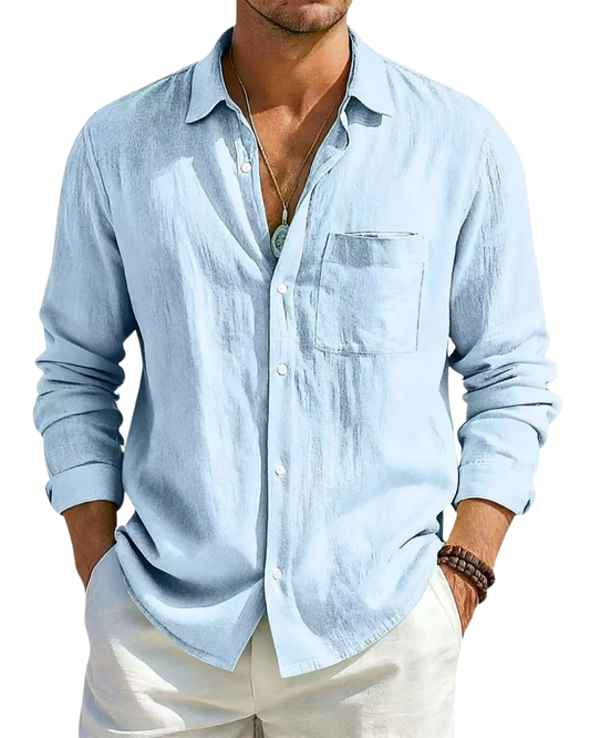 Camisa casual de algodón