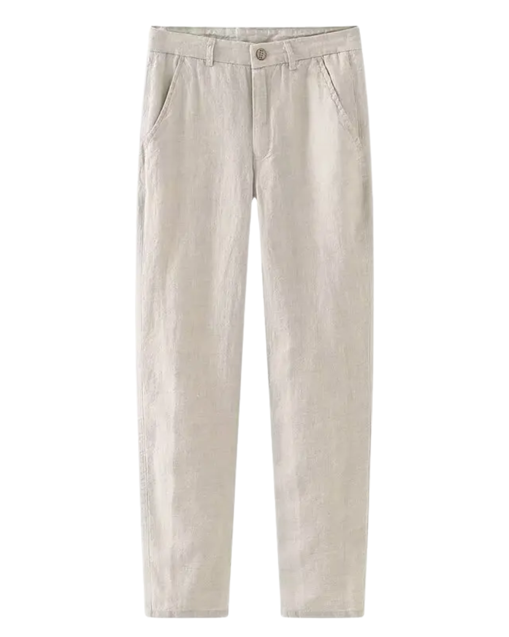 Pantalones casuales de lino