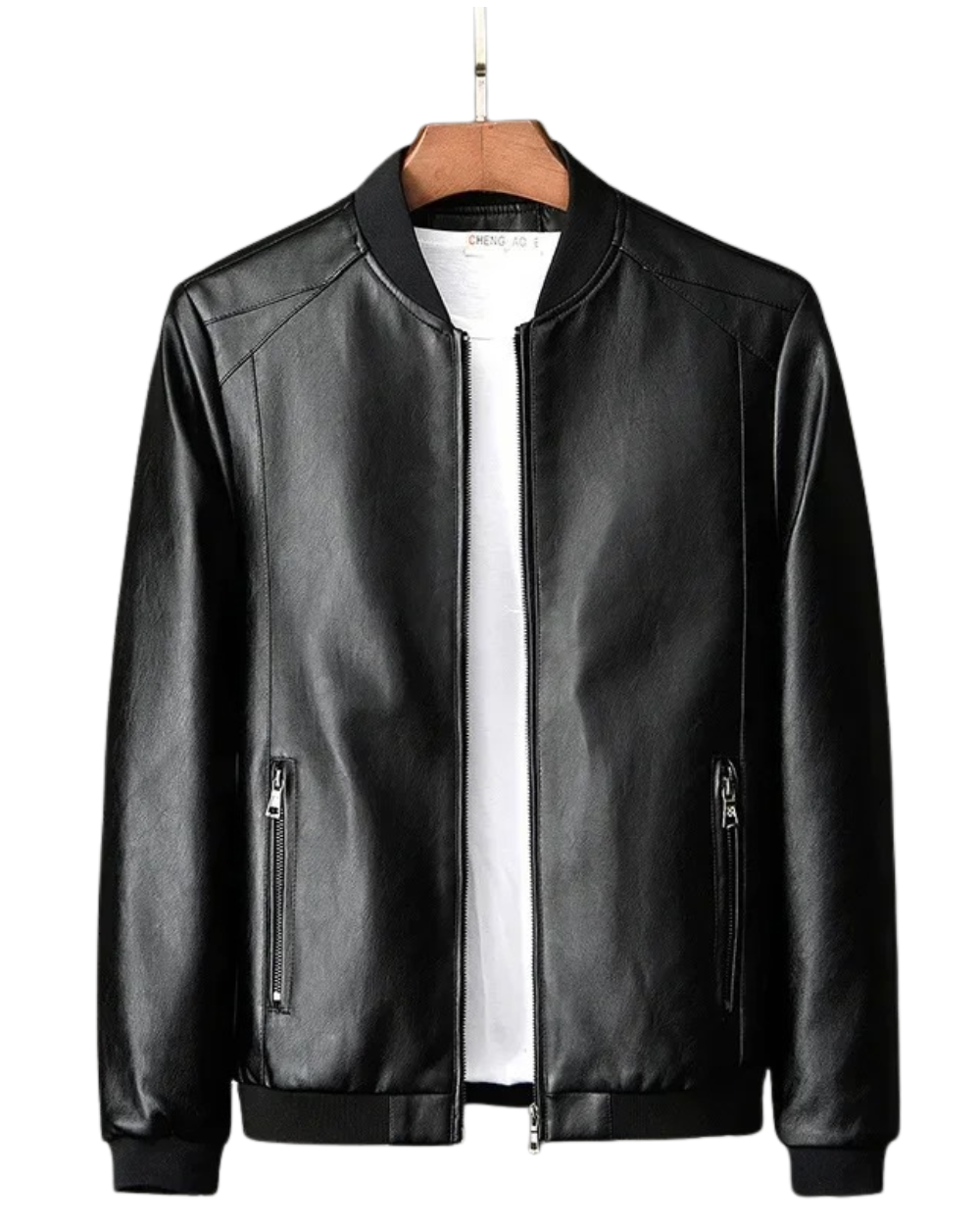 Chaqueta motera de cuero