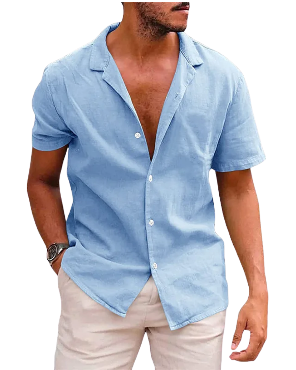 Elegante camisa de verano