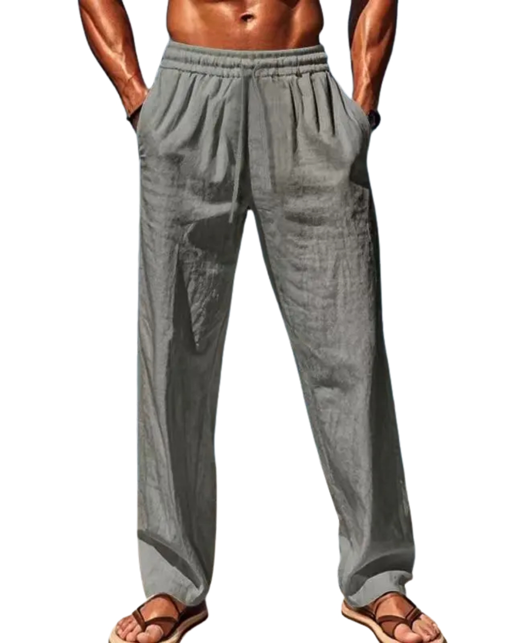 Pantalones de lino Hawaï