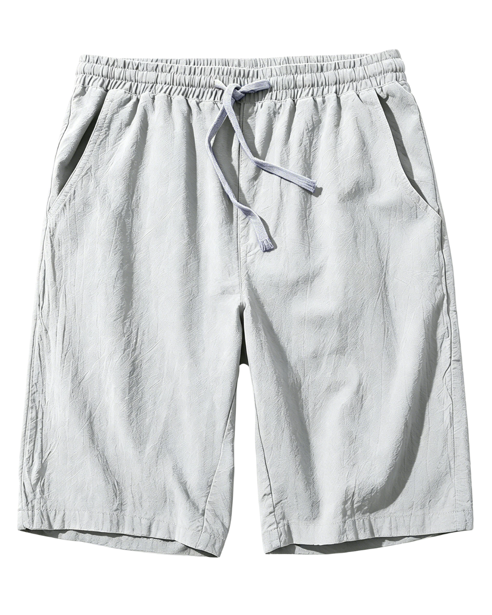 Elegantes pantalones cortos de algodón