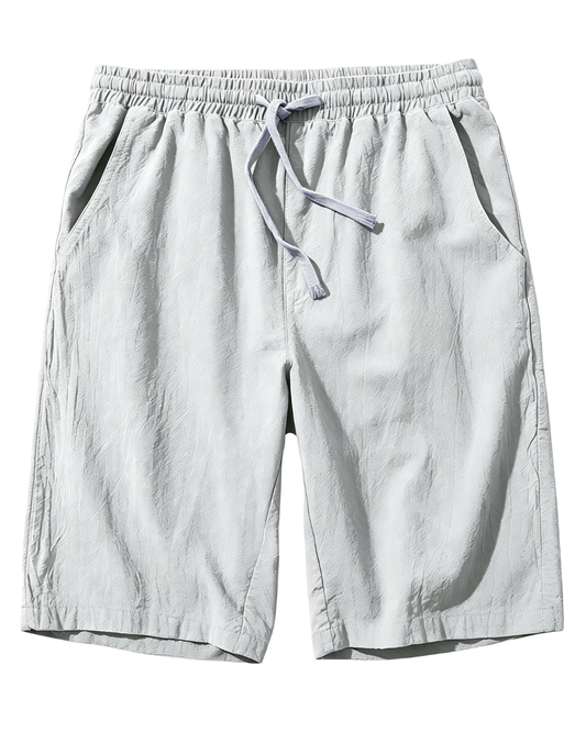 Elegantes pantalones cortos de algodón