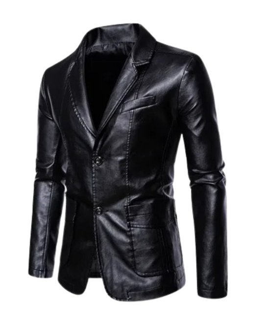 Chaqueta de cuero Business Casual