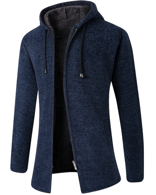 Chaqueta con capucha elegante para hombre