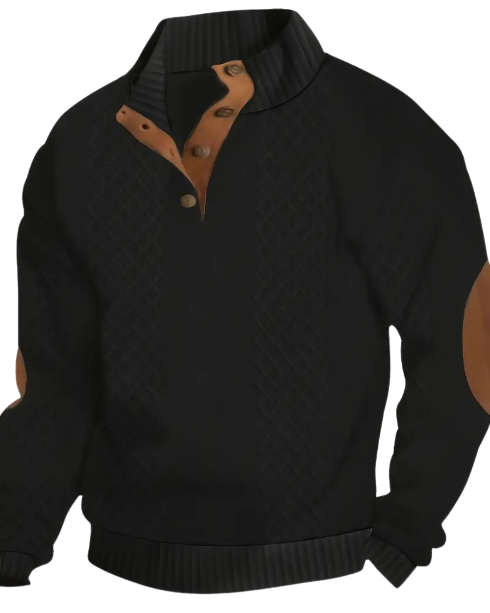 Elegante jersey de botones