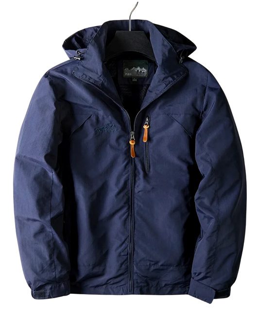Elegante chaqueta cortaviento
