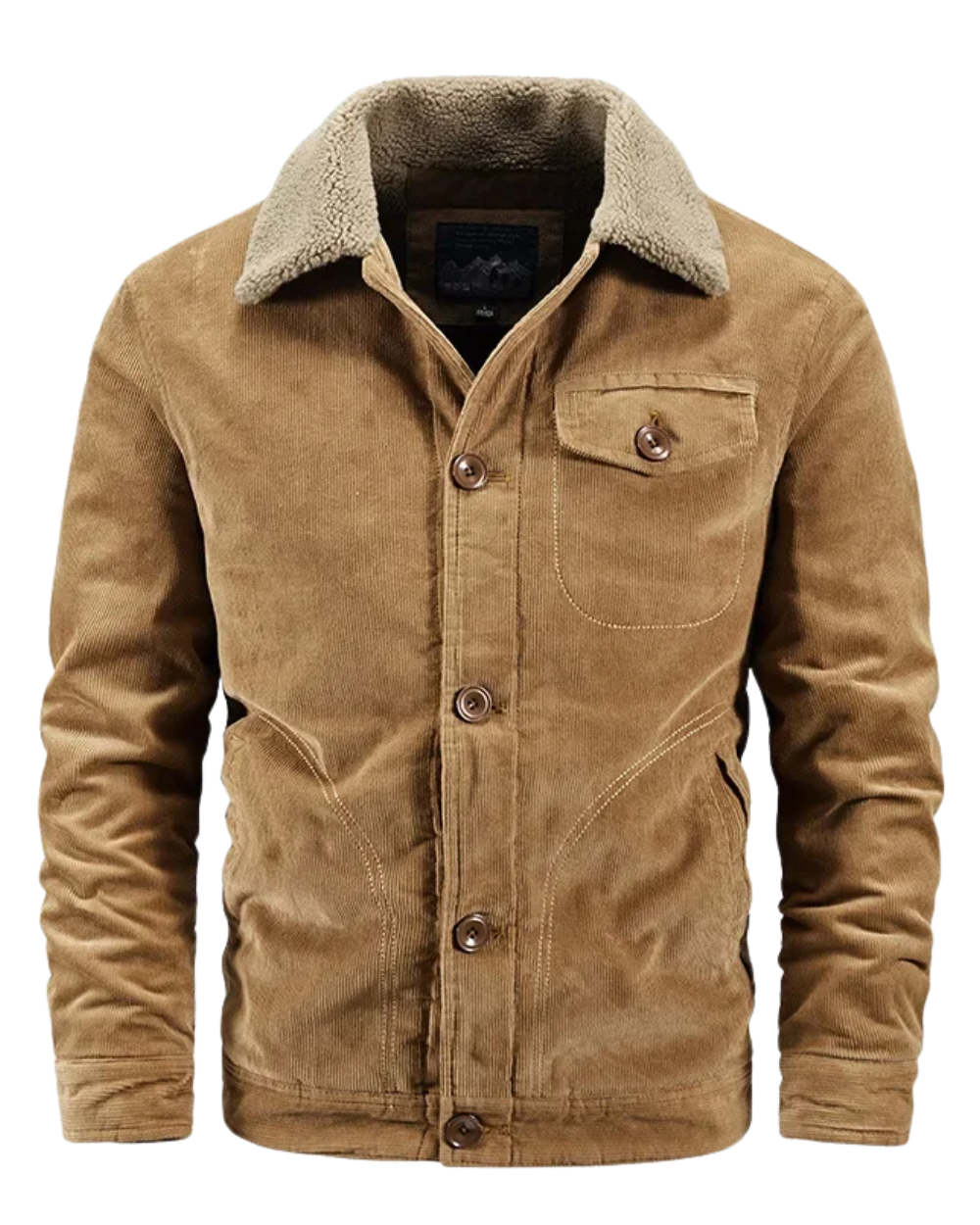 Elegante chaqueta acolchada de algodón