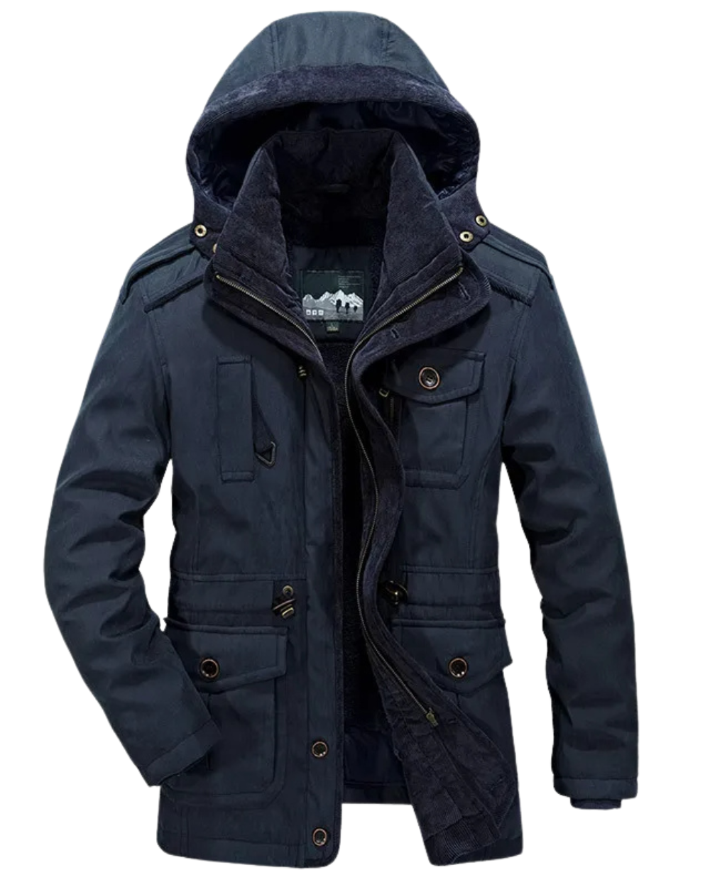 Elegante chaqueta de invierno