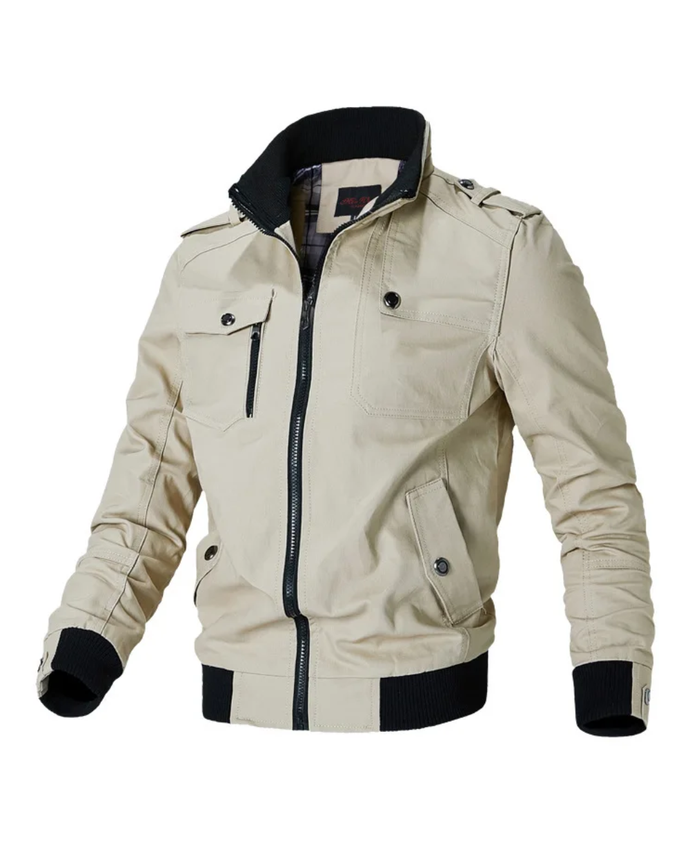 Elegante chaqueta cortavientos para hombre