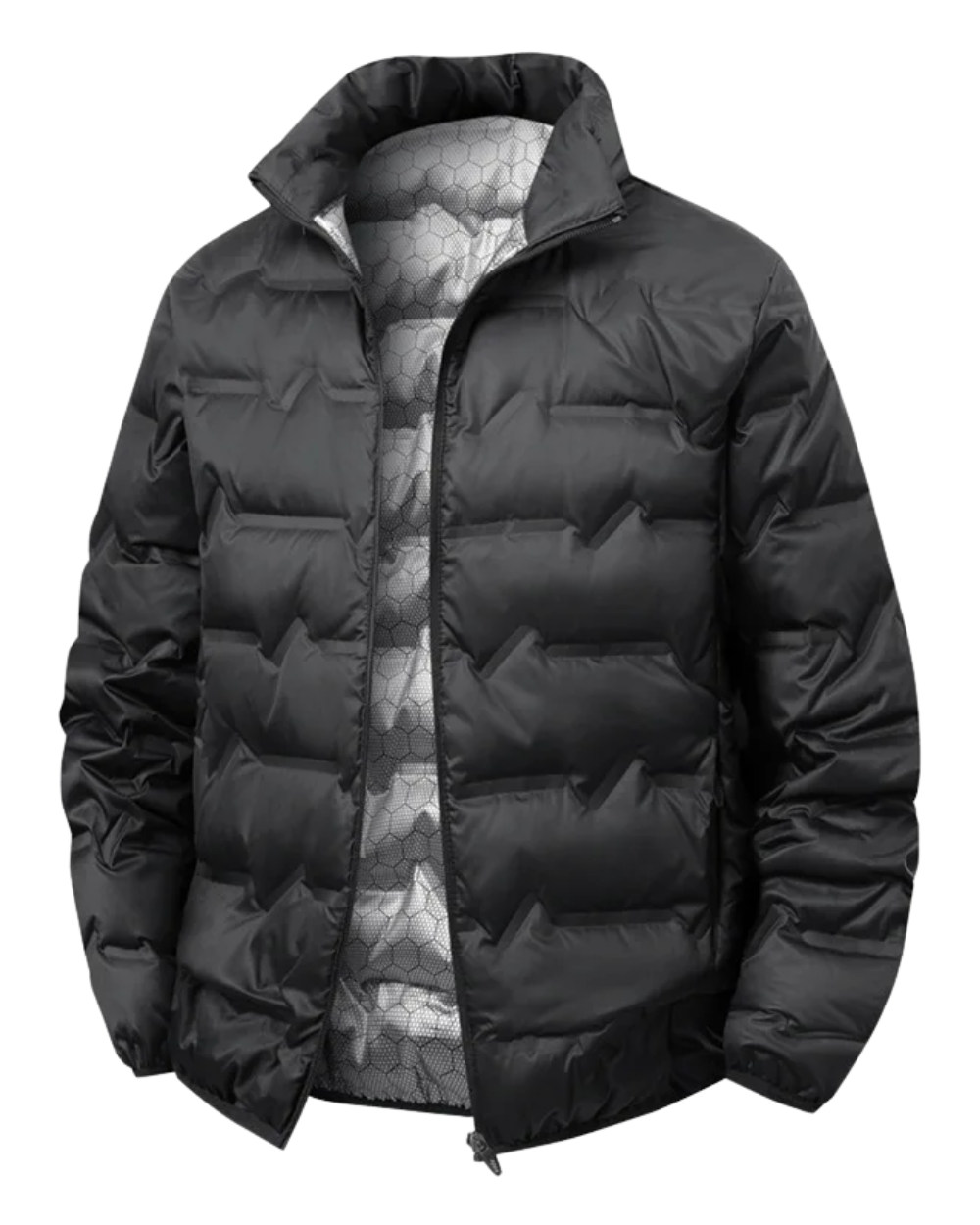 Elegante chaqueta cortaviento