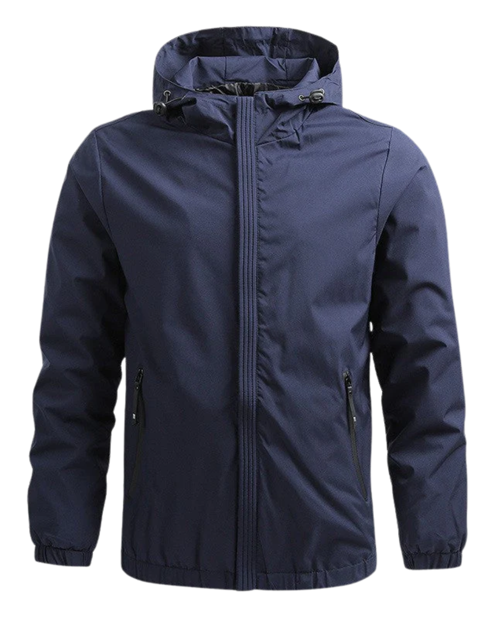 Elegante chaqueta cortaviento