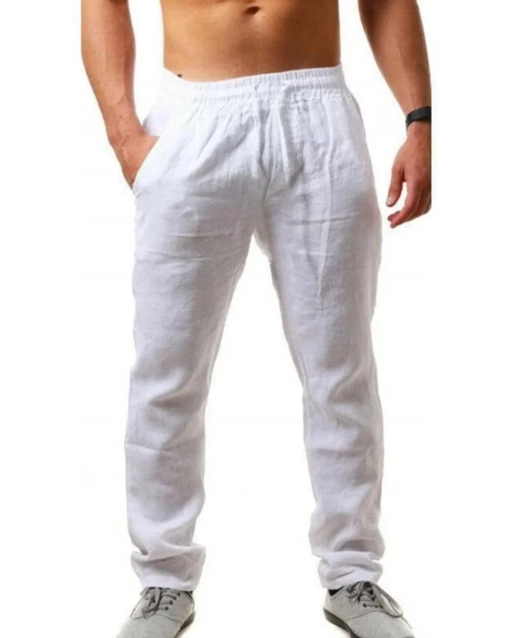 Pantalón de lino transpirable