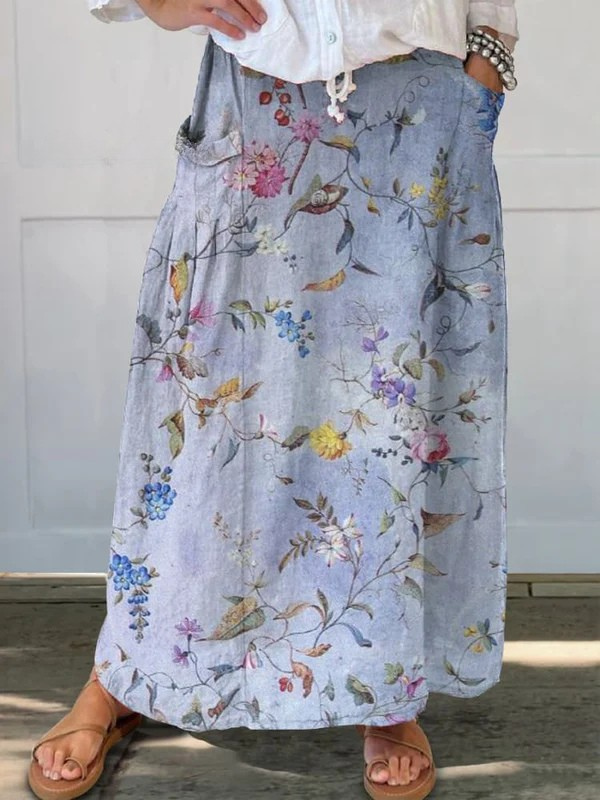 Falda Estampada Ligera