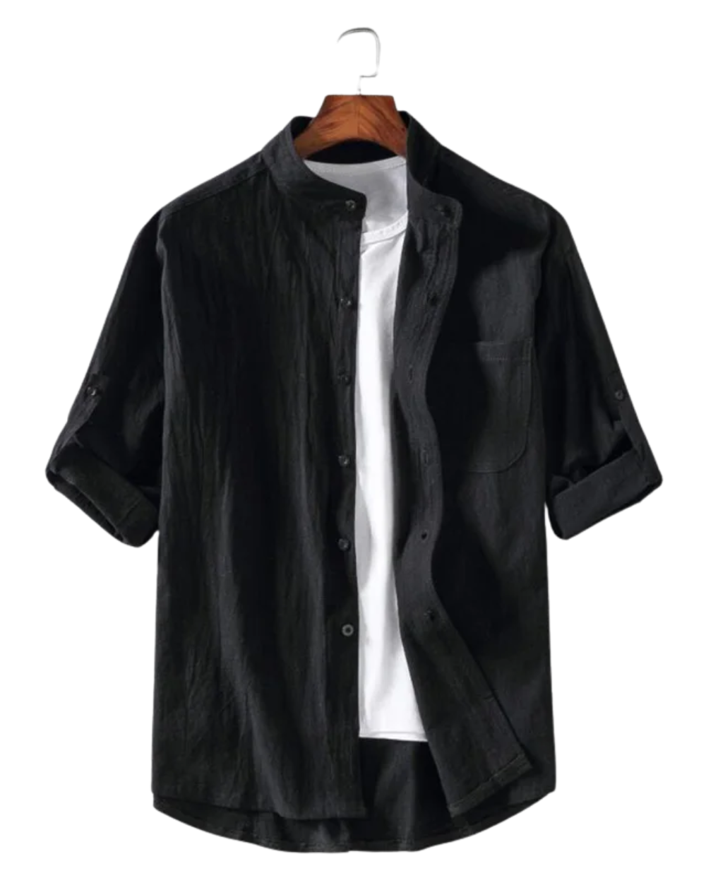 Camisa casual de lino