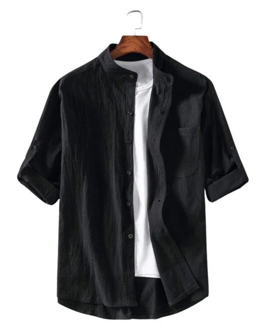 Camisa casual de lino