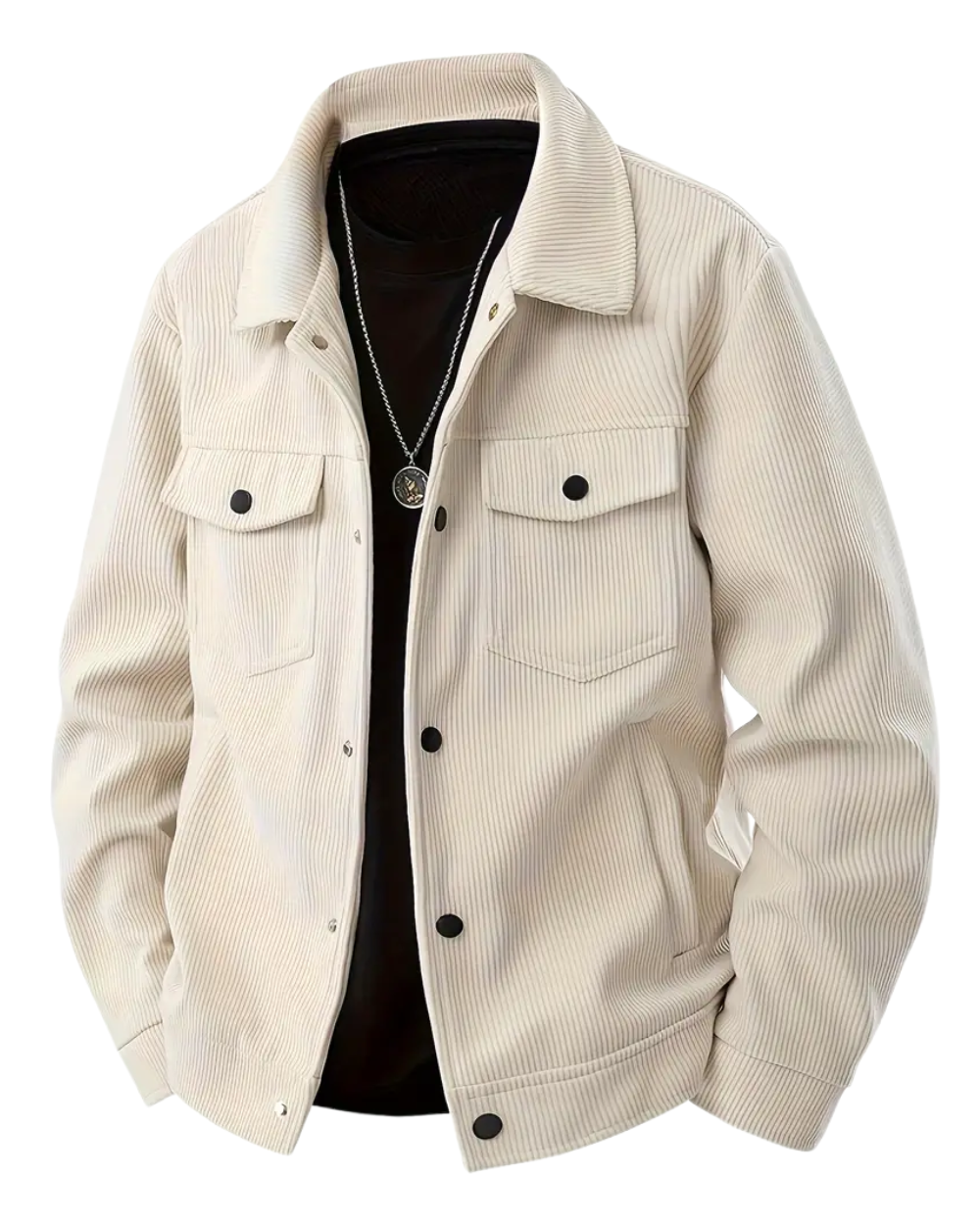 Elegante chaqueta de pana