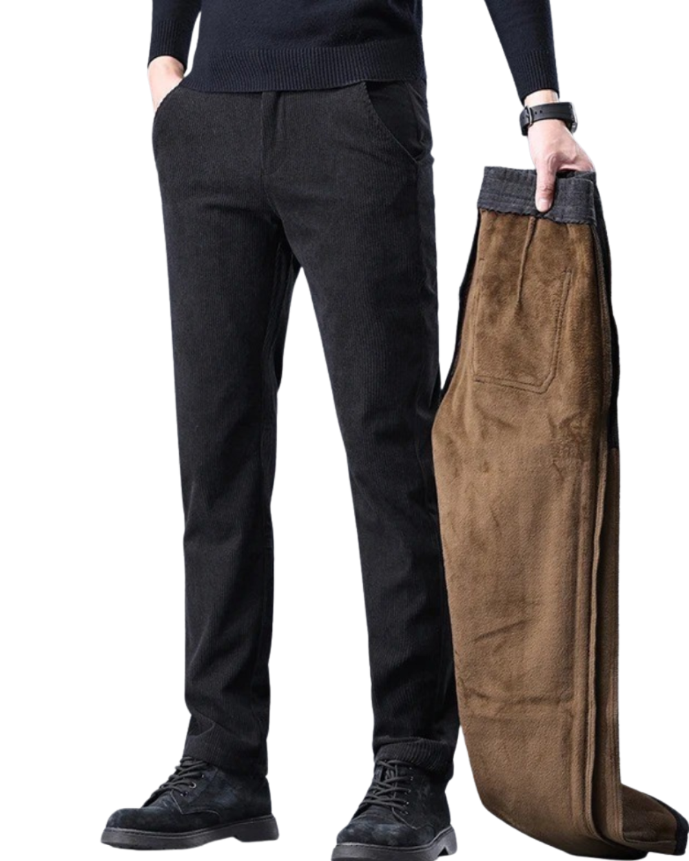 Elegantes pantalones de pana