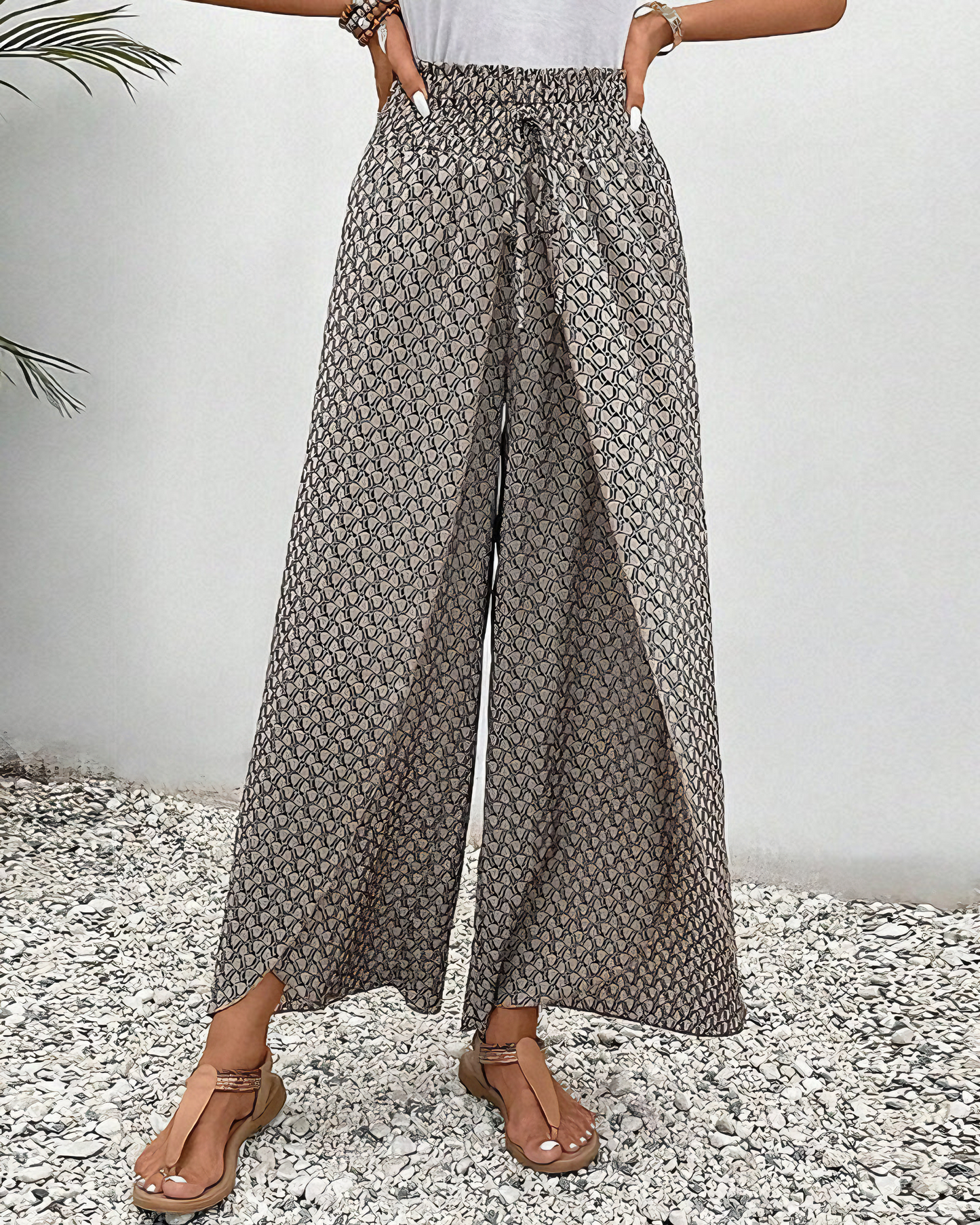 Sahara - Pantalones Anchos Relajados