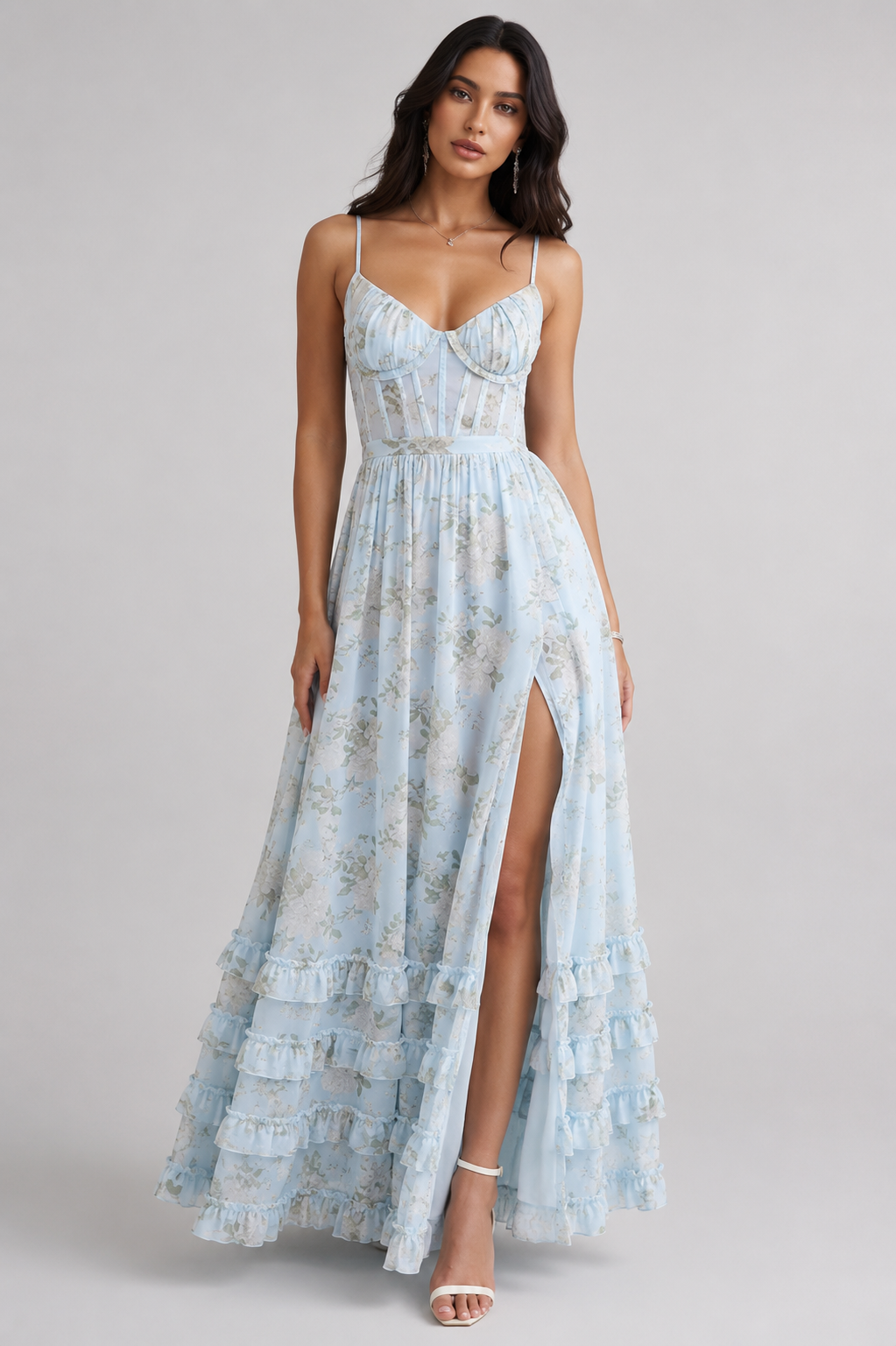 Vestido romántico floral