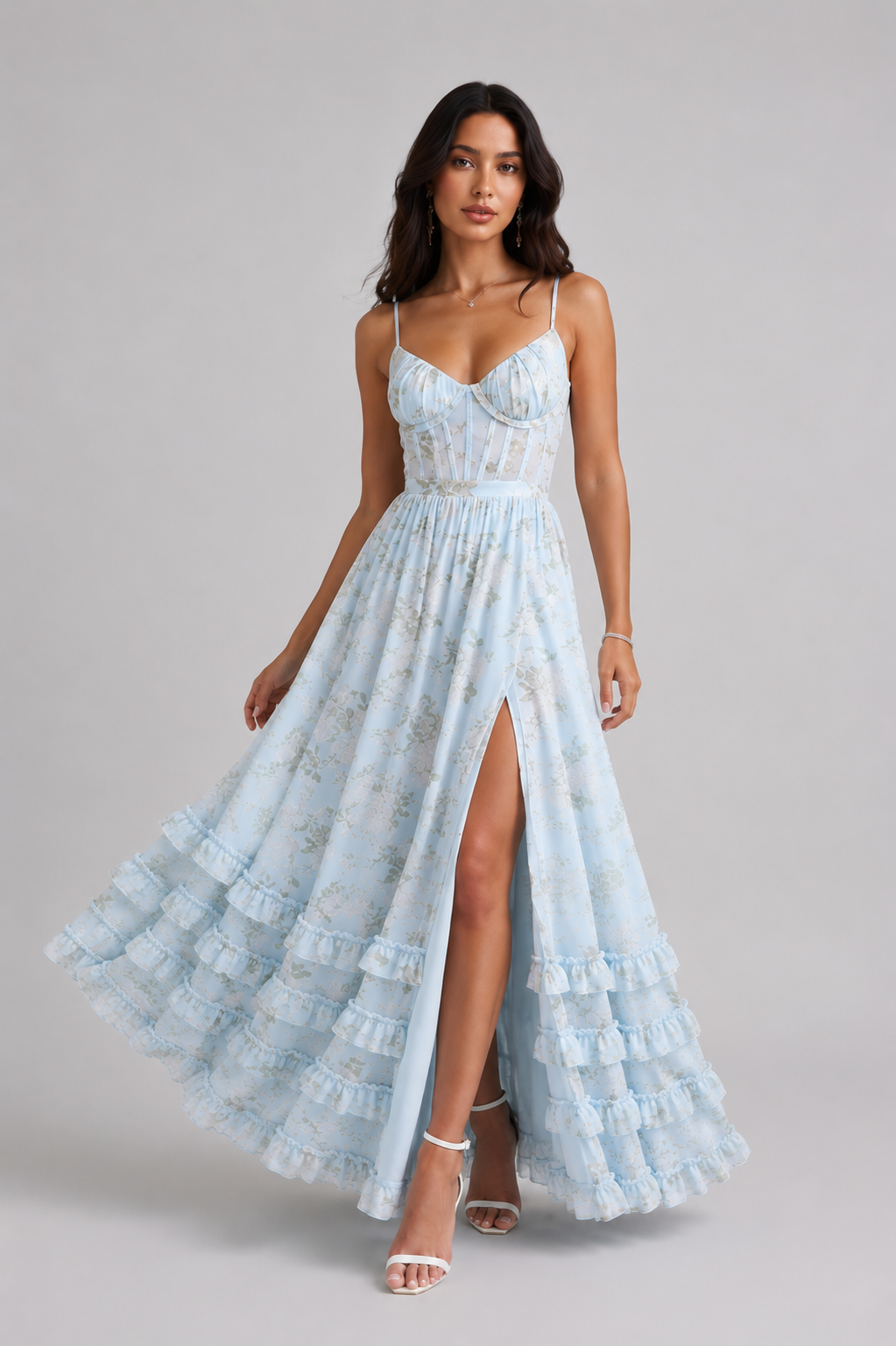 Vestido romántico floral