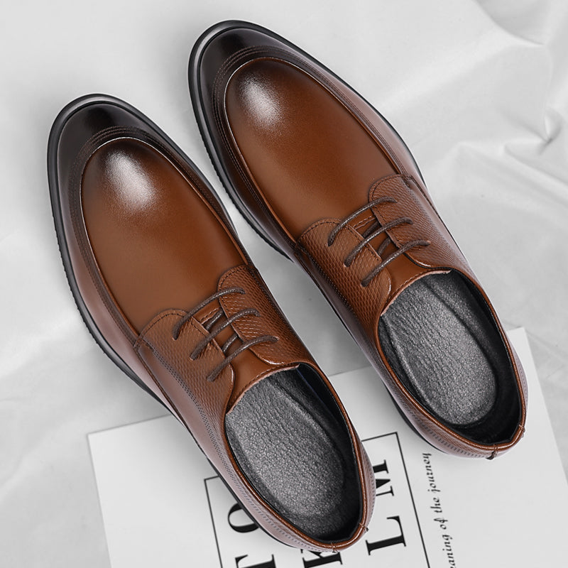 Zapatos de vestir Oxford de cuero