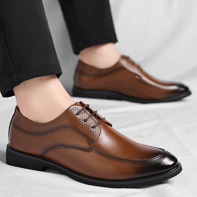 Zapatos de vestir Oxford de cuero