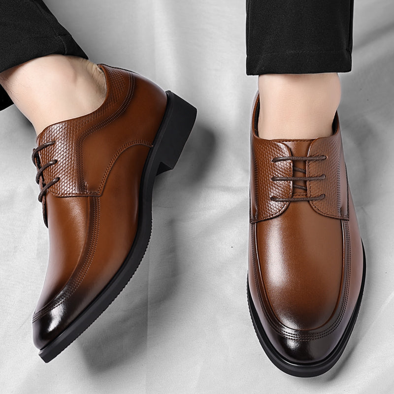 Zapatos de vestir Oxford de cuero