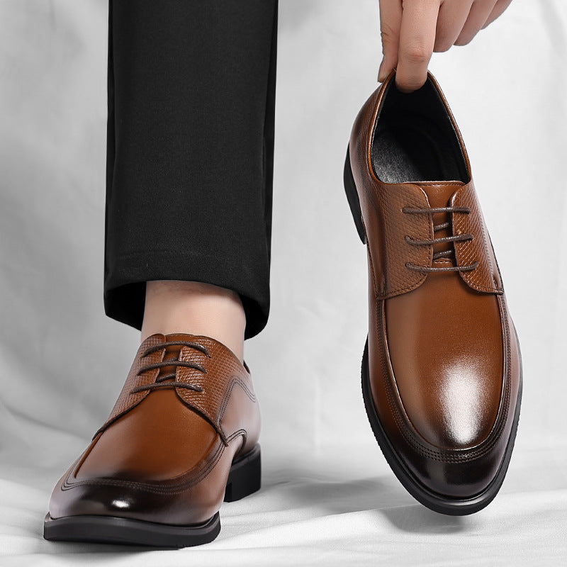 Zapatos de vestir Oxford de cuero