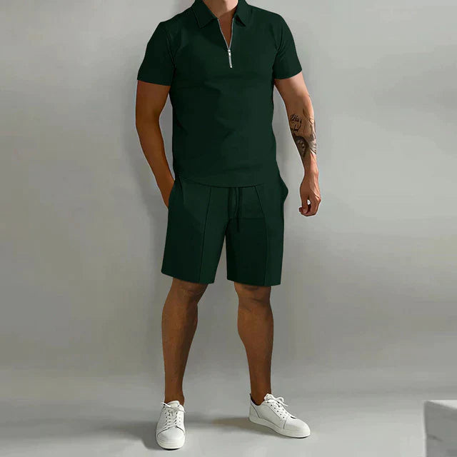 Elegante conjunto de polo
