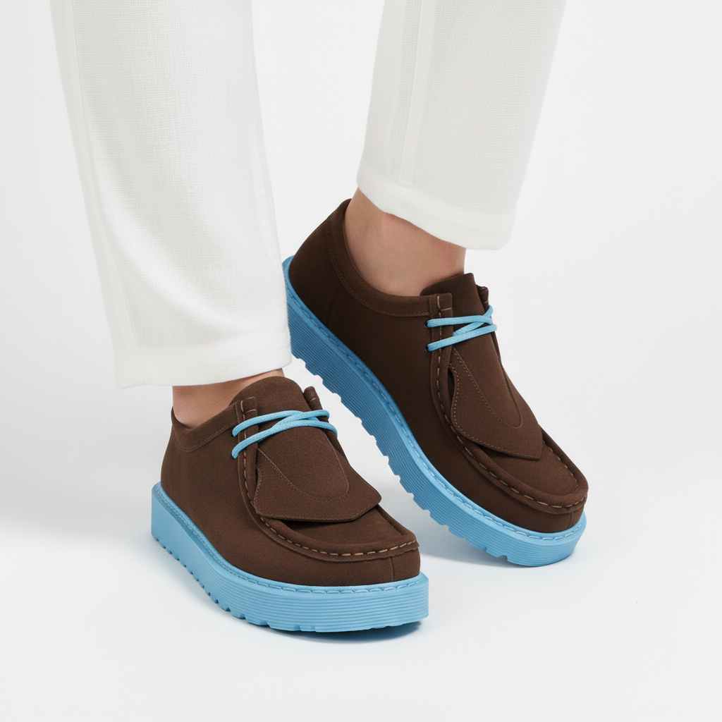 Elegantes zapatos de ante