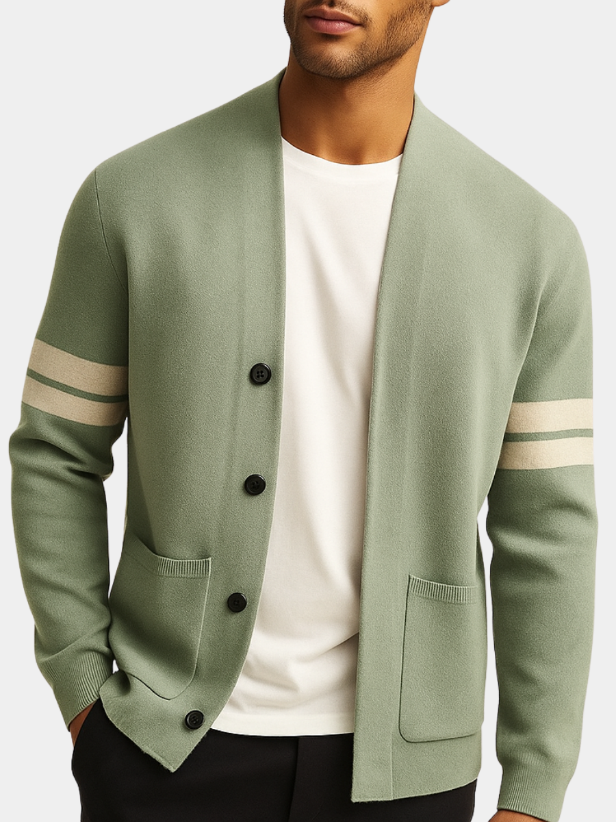 Elegante cárdigan para hombre