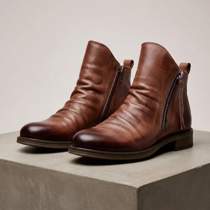 Botas Chelsea de piel